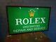 Rolex watches illuminated sign vintage rare collectable submariner oyster