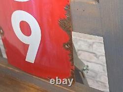 STANDARD Enamel Sign 9.4x5.9 (24x15cm) Nice Rare Vintage Collector Garage Decor