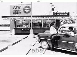 SUPER RARE Vintage Set Of 40s/50s A&W Masonite Menu Board Advertising Signs