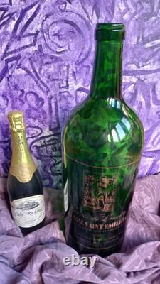 Saint Emilion, 1982 Vintage jeroboam empty wine Bottle Very Rare collectors