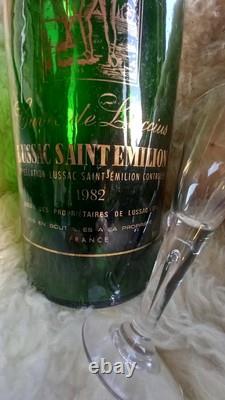 Saint Emilion, 1982 Vintage jeroboam empty wine Bottle Very Rare collectors