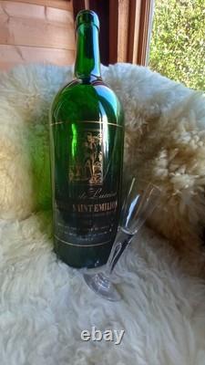 Saint Emilion, 1982 Vintage jeroboam empty wine Bottle Very Rare collectors