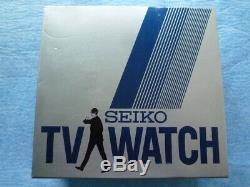 Seiko TV watch T001 DXA002 1983 Vintage DHL Japan TR02-01 rare collectible