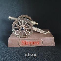 Stones Beer Vintage Advertising Brass Cannon Made In England. (Rare)