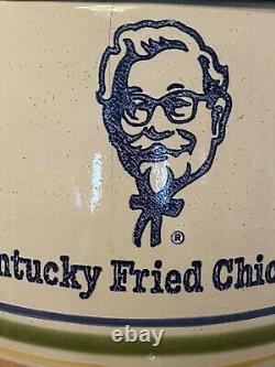 Super Rare 3 Pc Kfc Kentucky Fried Chicken Unsweetened Ice Tea Crock Server Vtg