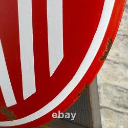 TATRA Enamel Sign ø 16.1 (41cm) Rare Vintage Retro Garage Service Workshop