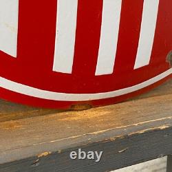 TATRA Enamel Sign ø 16.1 (41cm) Rare Vintage Retro Garage Service Workshop