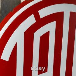 TATRA Enamel Sign ø 16.1 (41cm) Rare Vintage Retro Garage Service Workshop