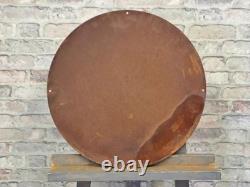 TIOLENE Enamel Sign, ø 19.7 (50cm) Vintage Motor Oil Garage Porcelain Rare