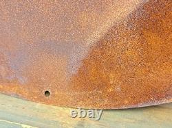 TIOLENE Enamel Sign, ø 19.7 (50cm) Vintage Motor Oil Garage Porcelain Rare