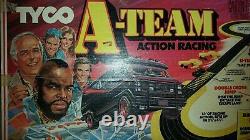 TYCO A-TEAM Action Racing 1983 SLOT CAR TRACK VINTAGE WORKING RARE