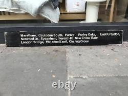 Tfl Wooden Vintage Train Sign Rare 1.2m X 20 Transport For London Collectable