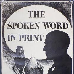 The Listener Vintage Advertising Poster Original Framed BBC Magazine Publication