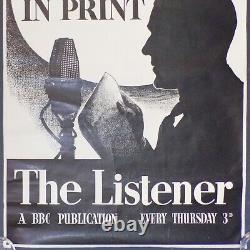 The Listener Vintage Advertising Poster Original Framed BBC Magazine Publication