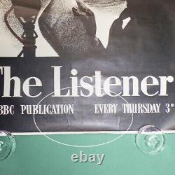 The Listener Vintage Advertising Poster Original Framed BBC Magazine Publication