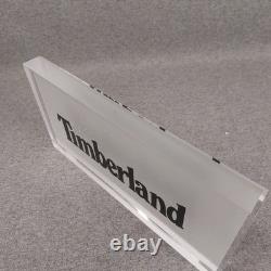Timberland Shop Advertising Sign Acrylic Ex Display Piece Rare Vintage Boots