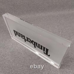 Timberland Shop Advertising Sign Acrylic Ex Display Piece Rare Vintage Boots