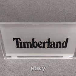 Timberland Shop Advertising Sign Acrylic Ex Display Piece Rare Vintage Boots