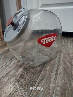 Toms Side Load Jar Antique Collectable Rare Vintage