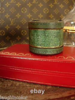 Ultra RARE Vintage LOUIS VUITTON Litho Factory Thread Spool Trinket Dish LV