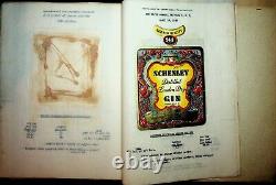Ultra Rare 1949 Schenley Whisky & Gin Vintage Advertising Sales Folder unique