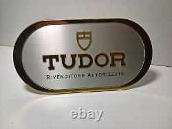 Ultra Rare Vintage TUDOR Dealer Advertising Plaque Big Size