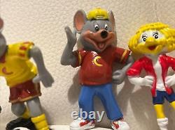 VERY RARE 2003 PVC VTG Figures Chuck E Cheese Showbiz Pizza Munch & More