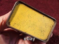 VERY RARE VINTAGE ANTIQUE SHELL BENZIN OIL CAN w ORIGINAL CAP DENMARK DANISH