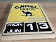 VERY RARE VINTAGE CALENDAR SIGN CAMEL LIGHTS CHARACTER 1985- 11x9x1.5