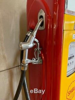 VERY RARE VINTAGE NATIONAL A38 SHELL PETROL PUMP 1940's