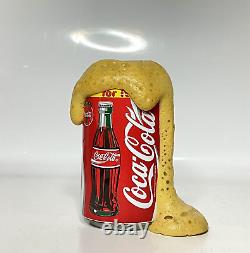 VERY RARE Vintage Coca-Cola Overflowing foam Tin Can Collectable item