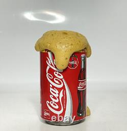 VERY RARE Vintage Coca-Cola Overflowing foam Tin Can Collectable item