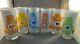 VINTAGE 1983 Pizza Hut Care Bears Glasses, COMPLETE set with RARE Good Luck Bear