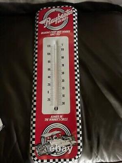 VINTAGE ADVERTISING RAYBESTOS TIN WALL THERMOMETER Rare