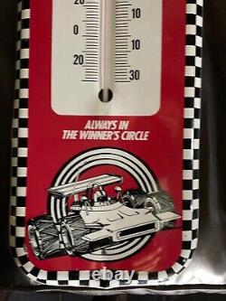 VINTAGE ADVERTISING RAYBESTOS TIN WALL THERMOMETER Rare