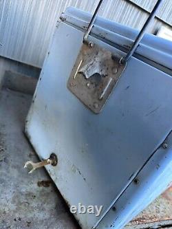 VINTAGE PROGRESS Pepsi Cola Metal Ice Cooler ORIGINAL RARE