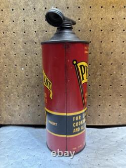 VINTAGE SHELL PENNANT MOTOR OIL CAN RARE KEROSENE CAN empty