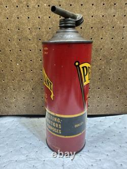 VINTAGE SHELL PENNANT MOTOR OIL CAN RARE KEROSENE CAN empty