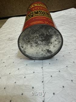 VINTAGE SHELL PENNANT MOTOR OIL CAN RARE KEROSENE CAN empty