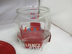 VINTAGE STORE ADVERTISING LANCE CRACKERS WithSTAND COUNTER BIN DISPLAY RARE M-951