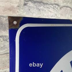 VOLKSWAGEN Enamel Sign 23.6x15.7 (60x40cm) Rare Retro Vintage Service Wall Sign