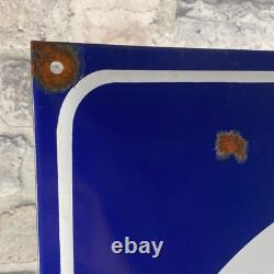VOLKSWAGEN Enamel Sign 23.6x15.7 (60x40cm) Rare Retro Vintage Service Wall Sign