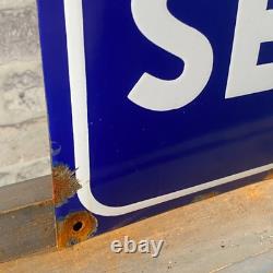 VOLKSWAGEN Enamel Sign 23.6x15.7 (60x40cm) Rare Retro Vintage Service Wall Sign
