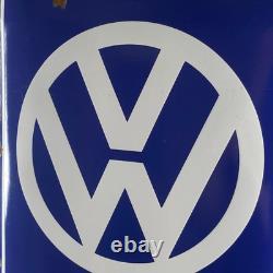 VOLKSWAGEN Enamel Sign 23.6x15.7 (60x40cm) Rare Retro Vintage Service Wall Sign