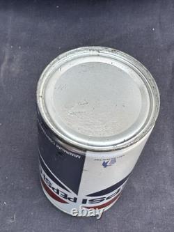 VTG 1960s Pepsi-Cola Flat Top Can UK Issue Schweppes Rare Steel Punch Can