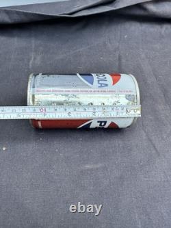 VTG 1960s Pepsi-Cola Flat Top Can UK Issue Schweppes Rare Steel Punch Can