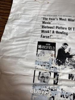 VTG Rare 1957 Advertising Mock Sample Poster Will Succeed Spoil Rock Hunter