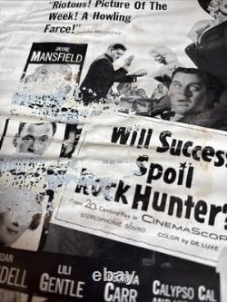 VTG Rare 1957 Advertising Mock Sample Poster Will Succeed Spoil Rock Hunter