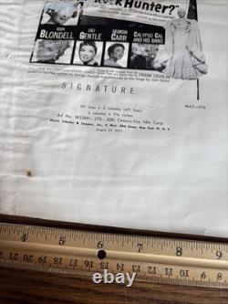 VTG Rare 1957 Advertising Mock Sample Poster Will Succeed Spoil Rock Hunter