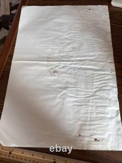 VTG Rare 1957 Advertising Mock Sample Poster Will Succeed Spoil Rock Hunter